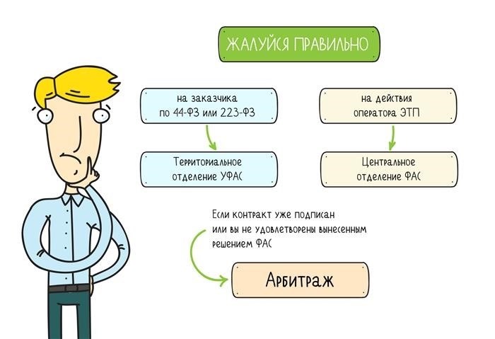 Представление претензии в Федеральную антимонопольную службу